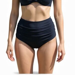 Profile by Gottex Tutti Frutti High Waist Swim Bottom Ruched Side Sz 16 NWT